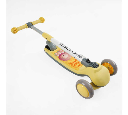 Самокат триколісний "Skyper" MR-02315 (6) колеса PU 114х35мм зі світлом, музика та підсвічування платформи, кермо складне