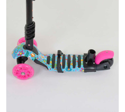 Самокат 5в1 26901 (1) Best Scooter, АБСТРАКЦІЯ, PU колеса, ПІДСВІЧУВАННЯ КОЛІС, в коробці