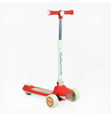 Самокат триколісний "Skyper" Y-80733 (8) колеса PU 125х40мм зі світлом, музика та підсвічування платформи, кермо складне, в коробці