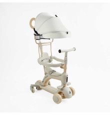 Самокат 5в1 "Skyper" BG-60215 (4) колеса PU 125х35мм зі світлом, УКРАЇНСЬКЕ ОЗВУЧУВАННЯ та підсвічування платформи, з ДОП. КОЛЕСАМИ, захисний бампер