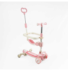 Самокат 5в1 "Skyper" RT-10247 (6) колеса PU125х40мм зі світлом, укр озвучування та підсвічування платформи, з ДОП. КОЛЕСАМИ, захисний бампер, в коробці