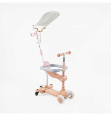 Самокат 5в1 "Skyper" BT-39904 (8) колеса PU125х40мм зі світлом, укр озвучування та підсвічування платформи,с ДОП. КОЛЕСАМИ, захисний бампер, в коробці