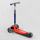 Самокат триколісний F-44077 (6) Best Scooter, ЧЕРВОНИЙ, складне алюмінієве кермо, 3 колеса PU зі світлом, d = 120*35 мм – в наличии! Купите сейчас у KAZKOVA