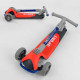 Самокат триколісний F-44077 (6) Best Scooter, ЧЕРВОНИЙ, складне алюмінієве кермо, 3 колеса PU зі світлом, d = 120*35 мм – в наличии! Купите сейчас у KAZKOVA