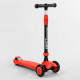 Самокат-велобіг 3в1 триколісний BS-71899 (4) Best Scooter, 3 колеса PU зі світлом, сидіння, амортизатори, батьківська ручка