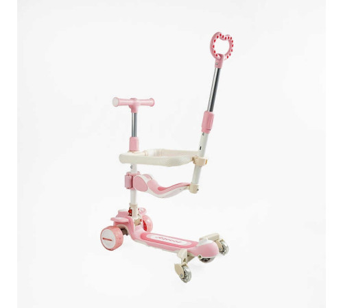 Самокат 5в1 "Skyper" RT-10247 (6) колеса PU125х40мм зі світлом, укр озвучування та підсвічування платформи, з ДОП. КОЛЕСАМИ, захисний бампер, в коробці