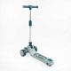 Самокат триколісний "Skyper" RS-46204 (8) колеса PU 125х40мм зі світлом, музика та підсвічування платформи, кермо складне
