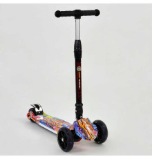 Самокат А 24717/ 7404 (8) світло, d передніх коліс14 см, d задніх коліс 8см