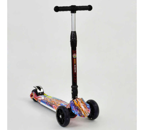 Самокат А 24717/ 7404 (8) світло, d передніх коліс14 см, d задніх коліс 8см