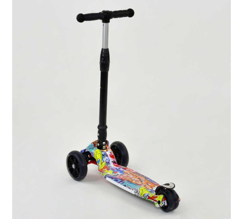 Самокат А 24717/ 7404 (8) світло, d передніх коліс14 см, d задніх коліс 8см