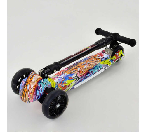 Самокат А 24717/ 7404 (8) світло, d передніх коліс14 см, d задніх коліс 8см