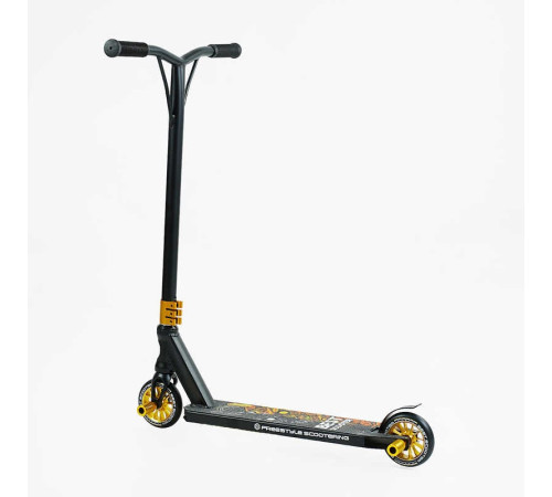 Самокат трюкових Best Scooter 51738 (1) HIC-система, Пегі, алюмінієвий диск і дека, колеса PU d-110 мм, ширина керма - 52 см, висота - 83 см, в коробці – в наличии! Купите сейчас у KAZKOVA