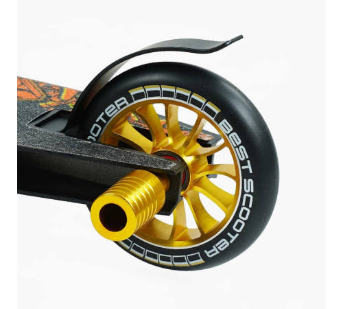 Самокат трюкових Best Scooter 51738 (1) HIC-система, Пегі, алюмінієвий диск і дека, колеса PU d-110 мм, ширина керма - 52 см, висота - 83 см, в коробці – в наличии! Купите сейчас у KAZKOVA