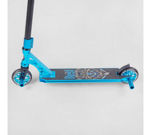 Самокат трюковий 53480 Best Scooter (4) HIC-система, ПЕГИ, алюмінієвий диск та дека, АНОДОВАНЕ ФАРБУВАННЯ, колеса PU, d=110 мм, ширина керма - 60 см