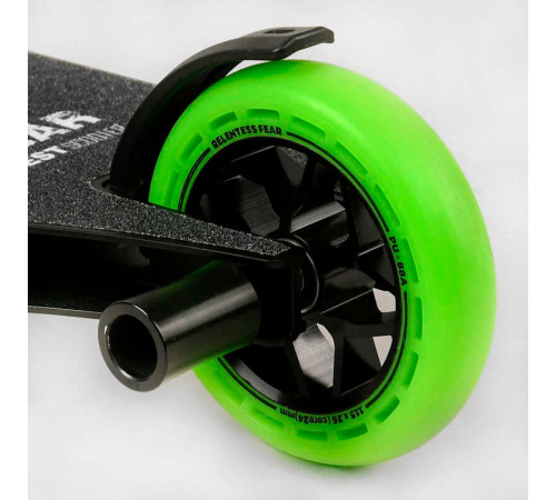 Самокат трюковий МТ-60611 Best Scooter (4) "FEAR", SCS-система, ПЕГИ, алюмінієвий диск та дека, колеса PU, d=115мм, ширина керма 58 см