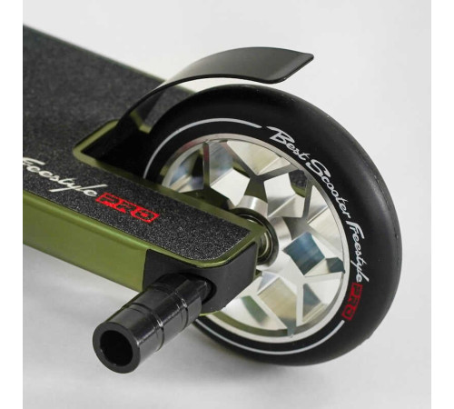 Самокат трюковий N- 56307 "Best Scooter" (2) "Freestyle", HIC-система, ПЕГИ, алюмінієвий диск та дека, колеса PU, d=120мм, ширина керма 58 см