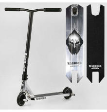 Самокат трюковий Т-30401 Best Scooter (4) "Warrior", HIC-система, ПЕГИ, алюмінієвий диск та дека, колеса PU, d=120 мм, ширина керма 58 см