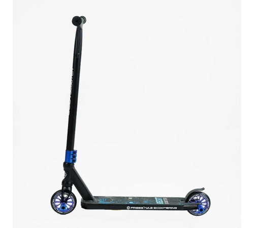 Самокат трюковий Best Scooter 54528 (1) HIC-система, ПЕГИ, алюмінієвий диск та дека, колеса PU d-110мм, ширина керма-52см, висота - 83см, в коробці – в наличии! Купите сейчас у KAZKOVA