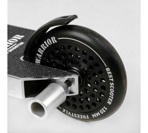 Самокат трюковий Т-30401 Best Scooter (4) "Warrior", HIC-система, ПЕГИ, алюмінієвий диск та дека, колеса PU, d=120 мм, ширина керма 58 см