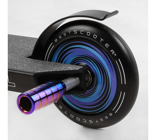 Самокат трюковий PL-71744 Best Scooter (4) "Portal" HIC-система, ПЕГИ, алюмінієвий диск та дека, колеса PU, d=120мм, ширина керма 58 см