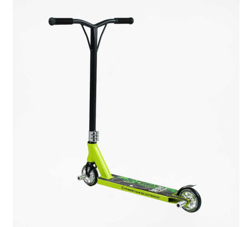 Самокат трюкових Best Scooter 57870 (1) HIC-система, Пегі, алюмінієвий диск і дека, колеса PU d-110 мм, ширина керма - 52 см, висота - 83 см, в коробці