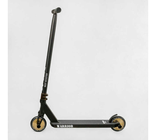 Самокат трюковий Т-50615 Best Scooter (4) "Warrior", HIC-система, ПЕГИ, алюмінієвий диск та дека, колеса PU, d=120 мм, ширина керма 58 см