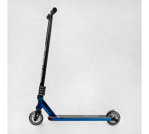 Самокат трюковий KR-71078 Best Scooter (4) "Kraken" HIC-система, ПЕГИ, алюмінієвий диск та дека, АНОДОВАНИЙ, колеса PU 110мм, ширина керма 58 см – в наличии! Купите сейчас у KAZKOVA