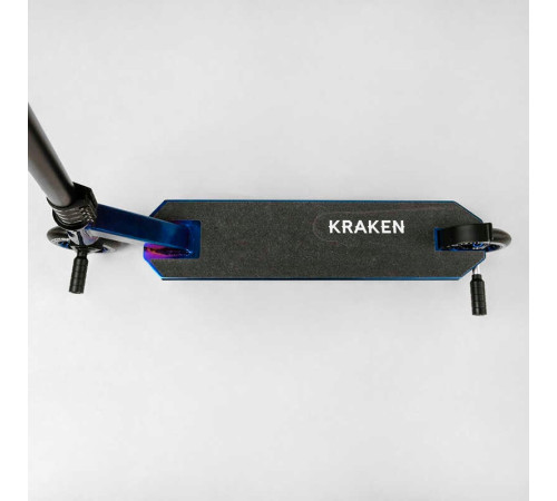 Самокат трюковий KR-71078 Best Scooter (4) "Kraken" HIC-система, ПЕГИ, алюмінієвий диск та дека, АНОДОВАНИЙ, колеса PU 110мм, ширина керма 58 см – в наличии! Купите сейчас у KAZKOVA