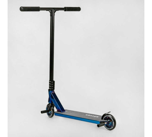 Самокат трюковий KR-71078 Best Scooter (4) "Kraken" HIC-система, ПЕГИ, алюмінієвий диск та дека, АНОДОВАНИЙ, колеса PU 110мм, ширина керма 58 см – в наличии! Купите сейчас у KAZKOVA