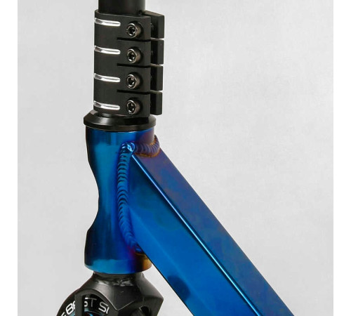 Самокат трюковий KR-71078 Best Scooter (4) "Kraken" HIC-система, ПЕГИ, алюмінієвий диск та дека, АНОДОВАНИЙ, колеса PU 110мм, ширина керма 58 см – в наличии! Купите сейчас у KAZKOVA