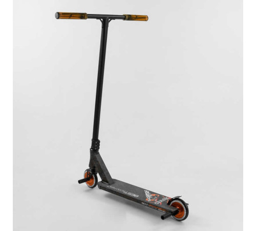 Самокат трюковий 65640 Best Scooter (4) "CRASH" HIC-система, ПЕГИ, алюмінієвий диск і дека, колеса 110 мм PU, ширина керма - 57 см, в коробці – в наличии! Купите сейчас у KAZKOVA