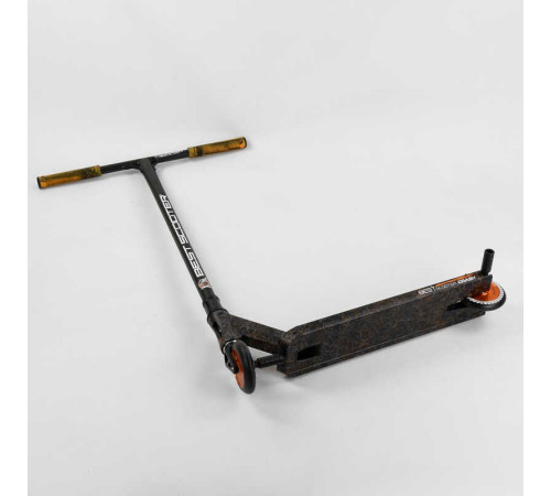 Самокат трюковий 65640 Best Scooter (4) "CRASH" HIC-система, ПЕГИ, алюмінієвий диск і дека, колеса 110 мм PU, ширина керма - 57 см, в коробці – в наличии! Купите сейчас у KAZKOVA