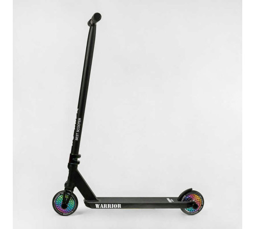 Самокат трюковий Т-60738 Best Scooter (4) "Warrior", HIC-система, ПЕГИ, алюмінієвий диск та дека, колеса PU, d=120 мм, ширина керма 58 см