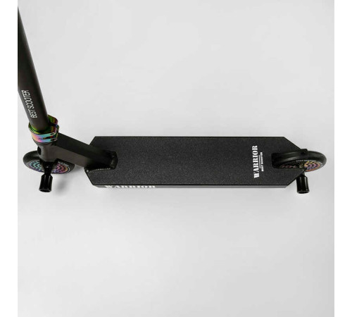 Самокат трюковий Т-60738 Best Scooter (4) "Warrior", HIC-система, ПЕГИ, алюмінієвий диск та дека, колеса PU, d=120 мм, ширина керма 58 см