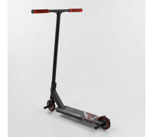 Самокат трюковий 67839 Best Scooter (4) "CRASH" HIC-система, ПЕГИ, алюмінієвий диск і дека, колеса 110 мм PU, ширина керма - 57 см, в коробці