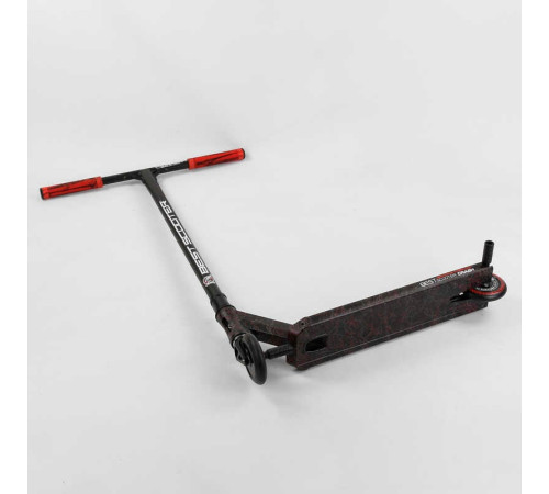 Самокат трюковий 67839 Best Scooter (4) "CRASH" HIC-система, ПЕГИ, алюмінієвий диск і дека, колеса 110 мм PU, ширина керма - 57 см, в коробці