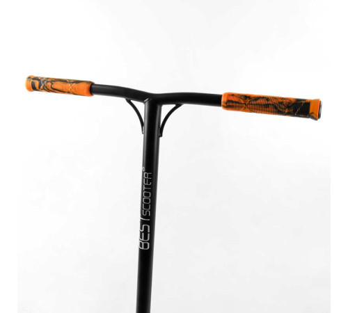 Самокат трюковий Best Scooter BS-77225 (4) HIC-система, ПЕГИ, алюмінієвий диск та дека з ПРИНТОМ, колеса PU, d = 110мм, ширина керма - 60 см, в коробці