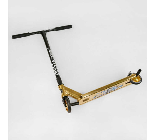 Самокат трюковий KR-93091 Best Scooter (4) «Kraken» HIC-система, ПЕГИ, алюмінієвий диск та дека, АНОДОВАНИЙ, колеса PU 110 мм, ширина керма 58 см – в наличии! Купите сейчас у KAZKOVA