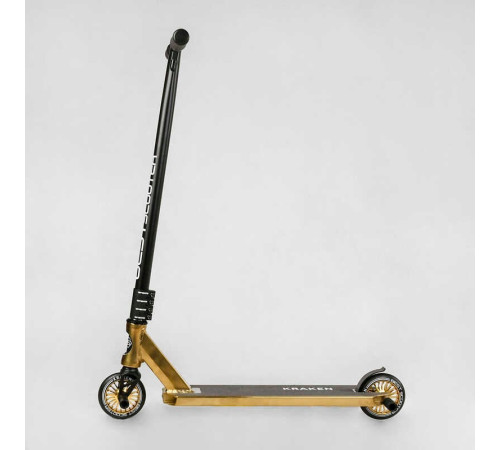 Самокат трюковий KR-93091 Best Scooter (4) «Kraken» HIC-система, ПЕГИ, алюмінієвий диск та дека, АНОДОВАНИЙ, колеса PU 110 мм, ширина керма 58 см – в наличии! Купите сейчас у KAZKOVA