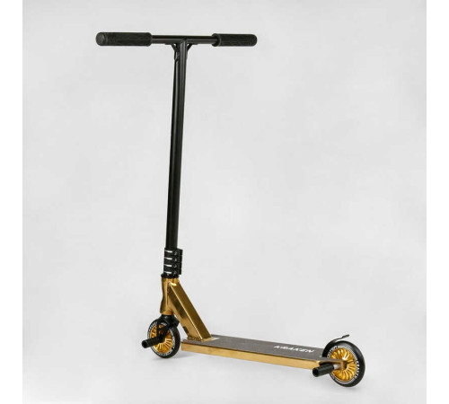 Самокат трюковий KR-93091 Best Scooter (4) «Kraken» HIC-система, ПЕГИ, алюмінієвий диск та дека, АНОДОВАНИЙ, колеса PU 110 мм, ширина керма 58 см – в наличии! Купите сейчас у KAZKOVA