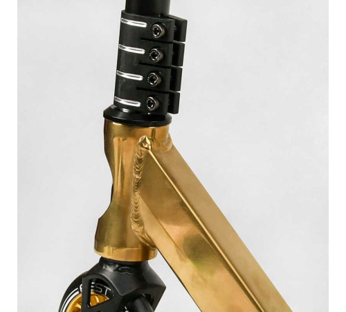 Самокат трюковий KR-93091 Best Scooter (4) «Kraken» HIC-система, ПЕГИ, алюмінієвий диск та дека, АНОДОВАНИЙ, колеса PU 110 мм, ширина керма 58 см – в наличии! Купите сейчас у KAZKOVA