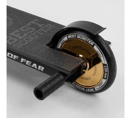 Самокат трюковий 71383 Best Scooter (4) "SIMBIOTE" HIC-система, ПЕГИ, алюмінієвий диск і дека, колеса 120 мм PU, ширина керма - 57 см, в коробці