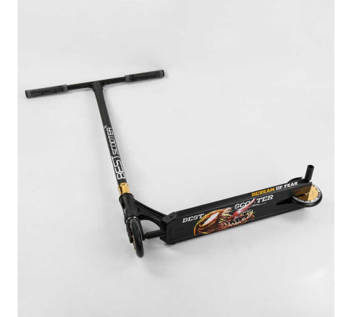 Самокат трюковий 71383 Best Scooter (4) "SIMBIOTE" HIC-система, ПЕГИ, алюмінієвий диск і дека, колеса 120 мм PU, ширина керма - 57 см, в коробці