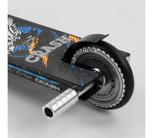 Самокат трюковий 37890 Best Scooter (4) "CRASH" HIC-система, ПЕГІ, алюмінієвий диск і дека, колеса 110 мм PU, ширина керма - 57 см, в коробці – в наличии! Купите сейчас у KAZKOVA