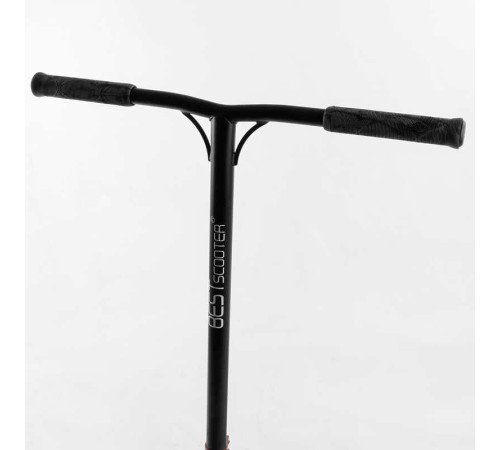 Самокат трюковий Best Scooter BS-77350 (4) HIC-система, ПЕГИ, алюмінієвий диск та дека з ПРИНТОМ, колеса PU, d = 110мм, ширина керма - 60 см, в коробці
