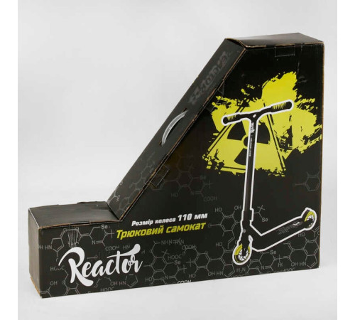 Самокат трюковий RC-22211 Best Scooter (4) «Reactor» HIC-система, ПЕГИ, алюмінієвий диск та дека, колеса PU, d=110 мм, ширина керма 55 см