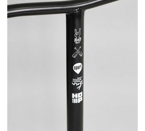 Самокат трюковий N-01801 "Best Scooter" (2) "HOP", HIC-система, ПЕГИ, алюмінієвий диск та дека, колеса PU, d=120мм, ширина керма 58 см