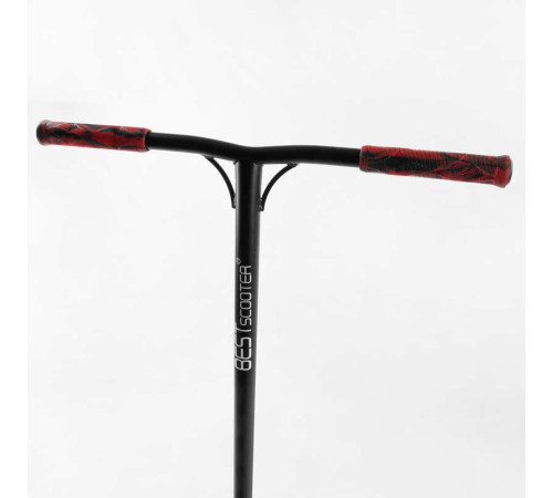 Самокат трюковий Best Scooter BS-77488 (4) HIC-система, ПЕГИ, алюмінієвий диск та дека з ПРИНТОМ, колеса PU, d = 110мм, ширина керма - 60 см, в коробці – в наличии! Купите сейчас у KAZKOVA