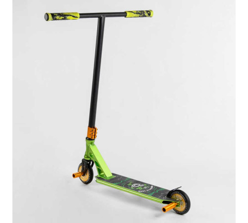 Самокат трюковий 85784 Best Scooter (4) HIC-система, ПЕГИ, алюмінієвий диск та дека, АНОДОВАНЕ ФАРБУВАННЯ, колеса PU, d = 110мм, ширина керма - 60 см