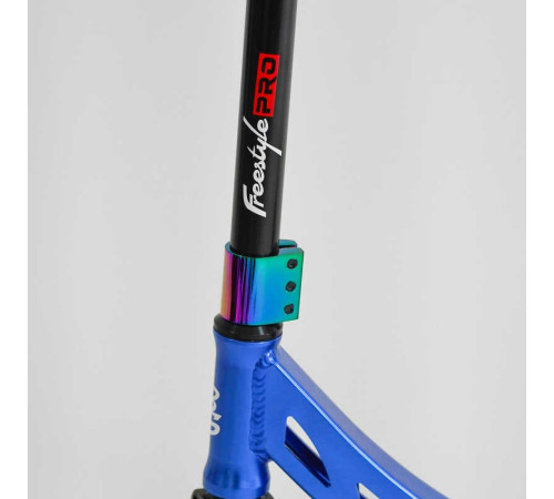 Самокат трюковий N- 12740 "Best Scooter" (2) "Freestyle", HIC-система, ПЕГИ, алюмінієвий диск та дека, колеса PU, d=120мм, ширина керма 58 см – в наличии! Купите сейчас у KAZKOVA